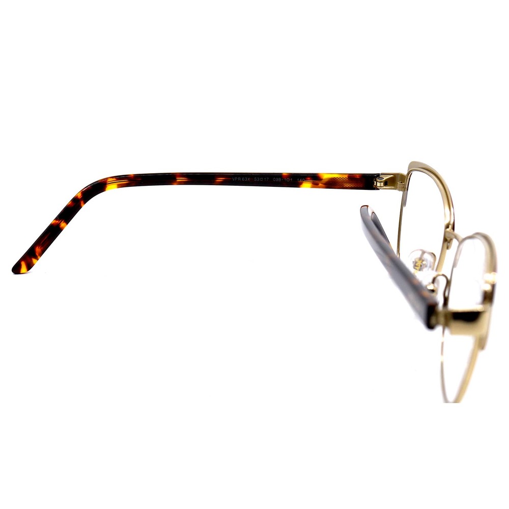 NEW PRADA PR 63XV 09B1O1 BORDEAUX/ GOLD DEMO LENS AUTHENTIC EYEGLASSES F… - Picture 11 of 15